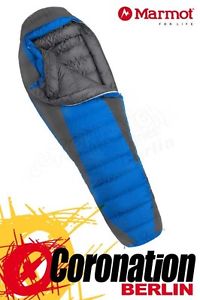 Marmot Palisade -1/-6/-23 Daunen 3-Season Schlafsack Cobalt Blue (Links)