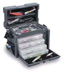 SKB Angelhocker Gerätekoffer Kleiner Rotationsgeformter, grau,2SKB-7100 NEW NEU