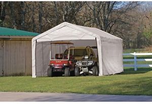 ShelterLogic 12x30 White Canopy 