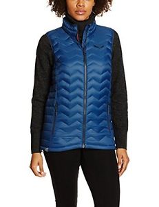 Tg 46| Salewa Fanes Dwn W Vst - Gilet da Fitness da Donna, colore Blu, taglia 52