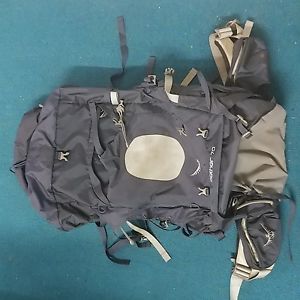 Osprey Aether 70L Mens Hiking Rucksack Backpack L - Blue + plus raincover