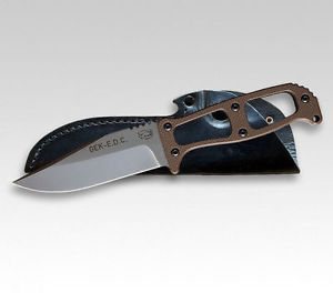Eickhorn GEK EDC, G10 braun Light, Glatte Klinge