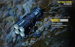 SALE!!! - Nitecore TM26GT XPL HI V3 3500Lm LED Flashlight 704m throw - RRP $549
