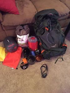 Osprey Atmos 65 AG plus other hiking gear!