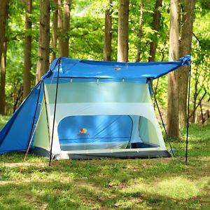 Camping Hiking Tent 2-3 Person Waterproof Single Sided Silicone Coated Portable