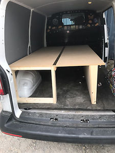 Bett / Bank Camperbett (Camping) funktionales Bett/ für VW T4, T5 und viele mehr