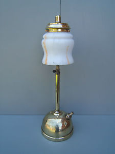 Tilley lamp marmalade shade Tilly oil lamp brass cleaned polished shiny TL1