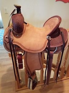 Circle Y 2125 Barton Rancher 15" High Back Saddle