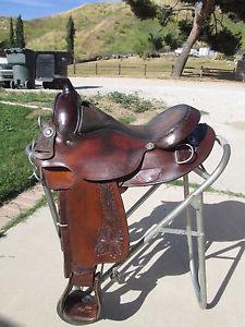 16" Circle Y Work / Training saddle - great for horse training