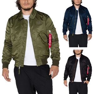 Alpha Industries Giacca Uomo CWU LW PM chiaro bomber da pilota S - 3XL