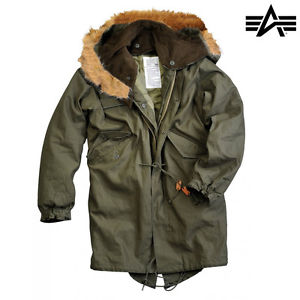 Alpha Industries Giacca Invernale Uomo giacca Vintage Fishtail RF