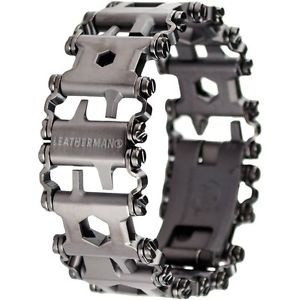 New Leatherman Multi-Tool Stainless Steel Bracelet Wearable /Black - Fast Ship