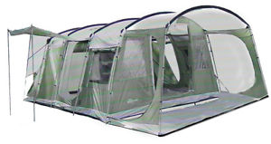 Skandika Tente Saturne 6,Tente de camping,Familienzelt,vert,6 Personnes 655 x