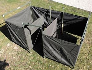 Army Military Field Hygiene and Sanitation Olive Drab tent Zelt
