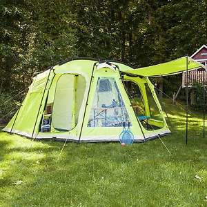 skandika Copenhagen 6 Person/Man Family Dome Tent Sewn-in Groundsheet Green New