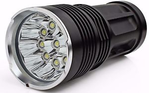 LED Handscheinwerfer T14000X Taschenlampe 34000lm Lumen 18650 mit Li-ion Akku
