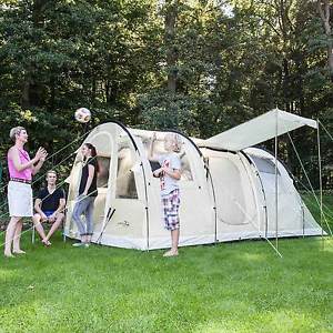 skandika Gotland 4 Person/Man Group Family Tent Sewn-in Groundsheet Tunnel New