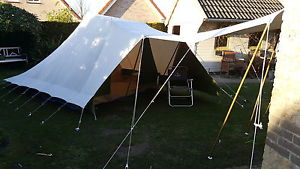 Dutch Canvas Tent: Randstad Hermelijn 2 man. excellent condition!