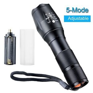 LED Handscheinwerfer Taschenlampe 3000lm Lumen T6 Flashlight incl. Akku 26650
