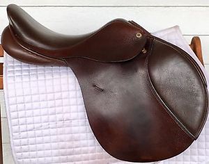 Cliff Barnsby Diablo saddle, 17.5" medium-wide tree, Excellent condition!