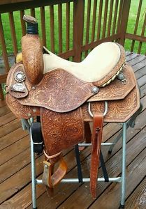 14" Circle Y Marlene Eddleman Barrel/Ladies Roper Combo Western Saddle
