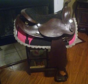 Simco-Longhorn Arabian Trainer Saddle 16- LIGHTLY USED HUGE VALUE!  52% off!