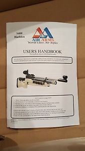 Air Arms S400 Biathlon Air Rifle - 0.177 cal - Ambidextrous White Poplar Stock 5
