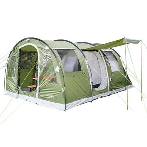 Skandika Gotland 4 Person-Man Family Tunnel Tent with Sewn-In Groundsheet