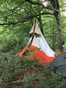 handgefertigtes Tipi nur 12 Kg 1 x gebraucht 1 a Qualität Höhe ca. 5,5m Goa Psy