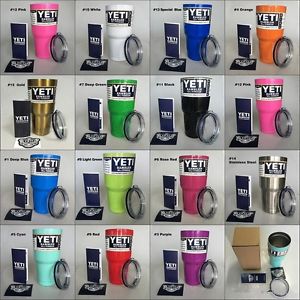 LOT Of 10 New YETI 30 oz Rambler Tumbler Insulated cups