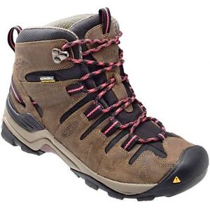 NEW KEEN GYPSUM MID WOMEN'S SHOES WATERPROOF LEATHER HIKING OLIVE SIZE US 7.5