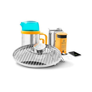 BioLite CampStove 2 Bundle Portable Grill And Kettle Pot