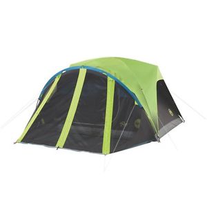 4-Person Dome Tent Dark Room Screen Camping Waterproof Lightweight Cabin Coleman
