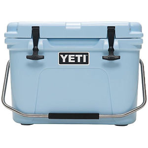 YETI Roadie 20 qt Cooler ,White-Blue, New Brand - Free Shipping!!