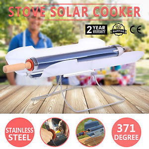 STOVE SOLAR COOKER OVEN BBQ GRILL SUN COOKING SMALL SIZE BACKYARD ROASTING