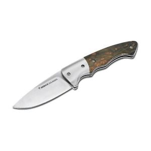 Böker Gentle Folder Black Taschenmesser Griffschalen aus Ahornholz