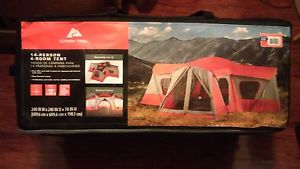 Ozark Trail Base Camp 14-Person 4-Room Cabin Tent 20'x20'