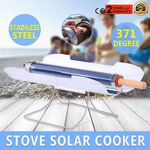 STOVE SOLAR COOKER OVEN BBQ GRILL HEAT CAMP MEATCOOKING FUEL FREE BARGAIN SALE