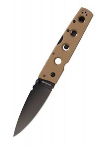 Cold Steel Taschenmesser Hold Out II, Sonderedition, 4 Zoll, Coyote Brown