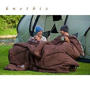Sleeping Bag Double Camping Caravanning Sleeping Sport Equipment Cotton
