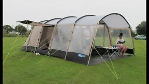 Kampa croyde 6 tent and extras