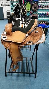 15" Silver Royal Barrel Saddle