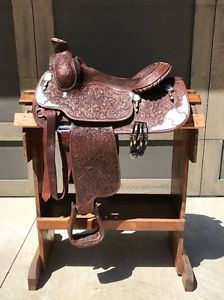 Western show saddle matching headstall & Breast collar