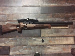 FX T12 Whisper .25 PCP Air Rifle Walnut Stock Nikon Scope & FX 3 Stage Pump!!!