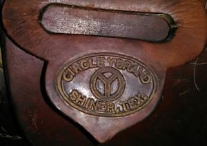 15" Seat leather Circle Y Western Saddle