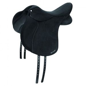Winteclite Pony All Purpose D-Lux Saddle With Cair Black 16"