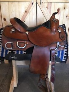 16" Rocking R Training Work Saddle
