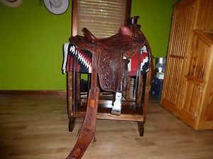  WADE CUSTOM STEVE MCKAY HANDMADE SADDLE  FULLY TOOLED LOTS OF EXTRAS!