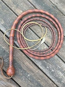 Steve Townsend 12'' 12 Plait Indiana Jones Style Kangaroo Bullwhip
