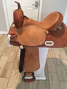 Jeff Smith Cowboy Collection Barrel Saddle 14.5"